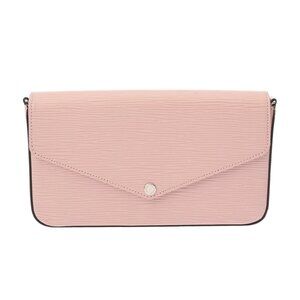 LOUIS VUITTON Epi Pochette ferry Rose valerine